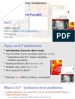 ILP-Architectures Part I