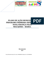 Plano de Ação Primeira Infância Macajuba Retificado