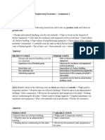 Assignment 1 - Engineering Economics