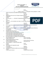 Mock Test Series - 2 English Multiple Choice Questions: Prasanth Kumar Royal'S, M.A, B.Ed, D.Ed