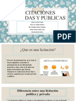 Licitaciones Publicas y Privadas