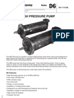 High Pressure Pump: Screwpump