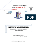 Rapport de Stage Kamin Kanteng