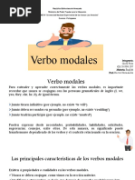 Verbo Modales