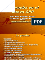 La Prueba en El NCPP