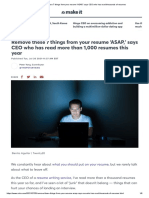 Remove These 7 Things From Your Resume 'ASAP,' Says CEO Who Has Read Thousands of Resumes