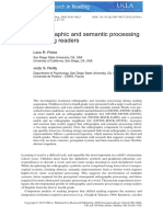 Orthographic and Semantic Processing in Young Readers: Lara R. Polse