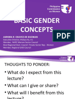 Basic Gender Concepts: Aurora R. Chavez-De Guzman