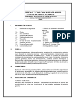 Silabo de Cuidados de Enfermería Al Adulto Mayor