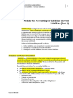 Module 001 Accounting For Liabilities-Current Part 1