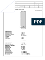 Strip Footing Analysis & Design (BS8110) Beam Size Reduce