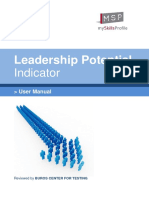 LPI Leadership Potential Indicator User Manual