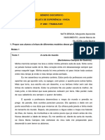 2º 3º Ano Relato de Experiência Vivida