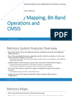 Memory Mapping, Bit-Band Operations and Cmsis: Arm Microcontroller & Embedded Systems (17ec62)