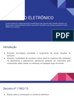 Comércio Eletrônico Slides