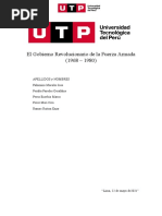 El Gobierno Revolucionario de La Fuerza Armada (1968 - 1980)