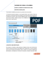 Importaciones de China A Colombia