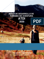 Indice de Desarrollo de Turismo de Aventura - ATDI 2020