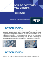 I Unidad Metodologia de Costos en Operaciones Mineras