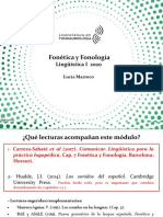 Clase Fonética y Fonología