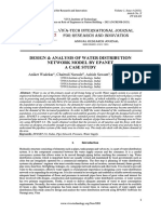 Design & Analysis of Water Distribution Network Model by Epanet A Case Study