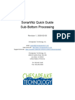 Sonarwiz Quick Guide Sub-Bottom Processing: Revision 1, 2020-02-03