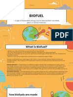 Biofuel: A Type of Renewable Energy Source Derived From Microbial, Plant, or Animal Materials