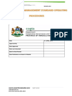 SCM Processes Procedure Manual COGTA 1