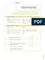 Check List Transporte de Personal Agrícola