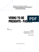 Verbo To Be Presente - Pasado