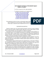 Ley para Reglamentar La Práctica de Fumar en Determinados Lugares Públicos y Privados