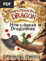 How To Speak Dragonese by Cressida Cowell