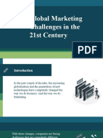 Global Marketing Challenges in The 21st Century