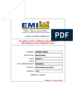 Semestre III. Plan de Trabajo - MICROECONOMIA II