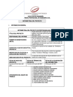 Esquema Del Informe Final