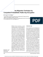 Secured Cloud Data Migration Technique by Competent Probabilistic Public Key Encryption