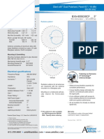 Mechanical Specifications: BXA-80063/8CF - 5°