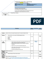 Pakistan International School Jeddah - English Section Lesson Plan (Final Term) - Junior School