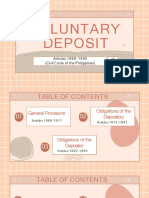 Voluntary Deposits Guaranty Group 3 Report