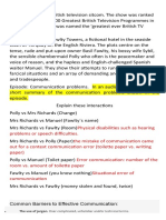 Common Barriers To Effective Communication:: The Use of Jargon. Over-Complicated, Unfamiliar And/or Technical Terms