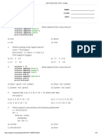 12-InfyTQ Model Test1 - Print - Quizizz