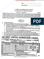 Waec Technical Drawing June 2008 Paper1