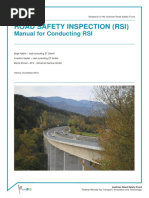 Road Safety Inspection (Rsi) : Manual For Conducting RSI