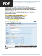 Maintain Multiple Addresses in A Supplier Master in SAP S4 Hana