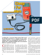 Current Clamp Adaptor For Multimeters: by John Clarke