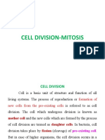  CELL DIVISION-Mitosis