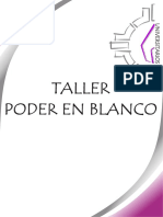 Taller Poder en Blanco