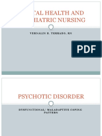 Mental Health and Psychiatric Nursing Report