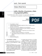 RVLL. Conflictos Sociales, Derecho A La Protesta y Daño A La Propiedad Pública