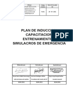 TQP-SST-PLA-002 Plan de Induccion Capacitacion Entrenamiento y Simulacro de Emergencia